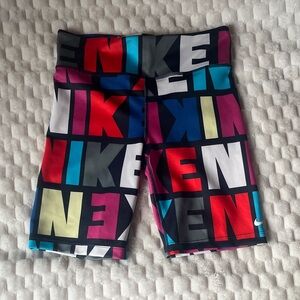 Nike Kids Dri-Fit Bike Shorts - Multicolor “Nike”